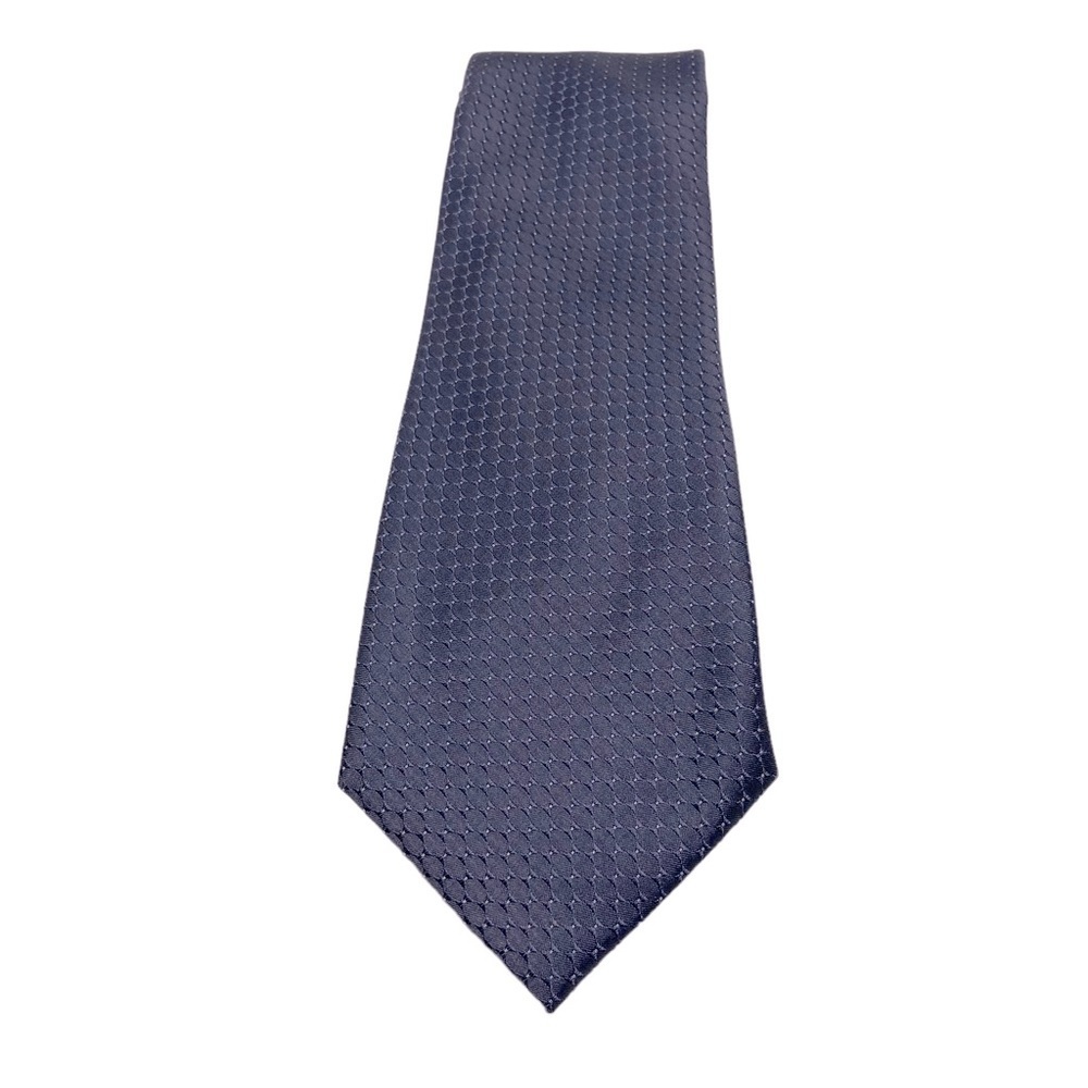 DKNY Gray with White Polka Dots Necktie